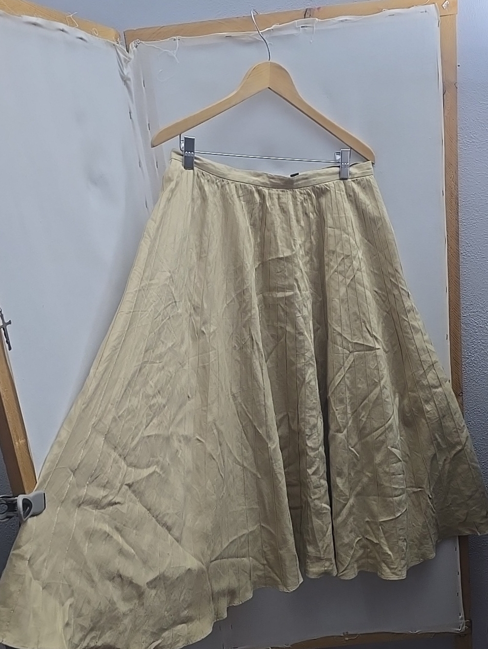 Lauren Ralph Lauren Beige Full Circle Skirt